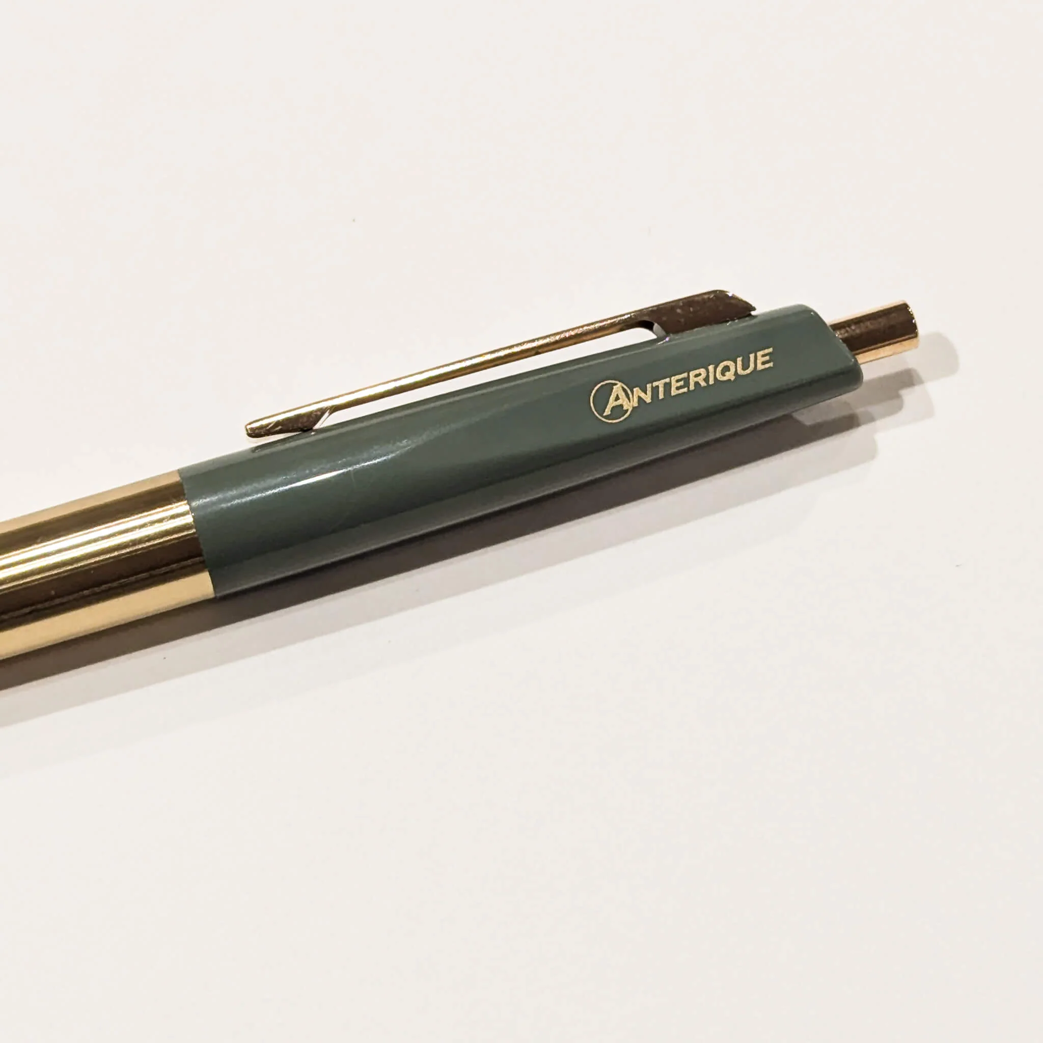 Anterique BP2 Brass 0.5mm Ballpoint Pen Sage Green - Image 2