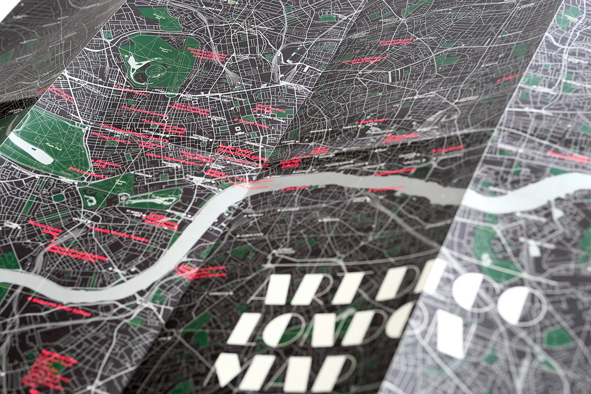 Art Deco London Map - Image 3
