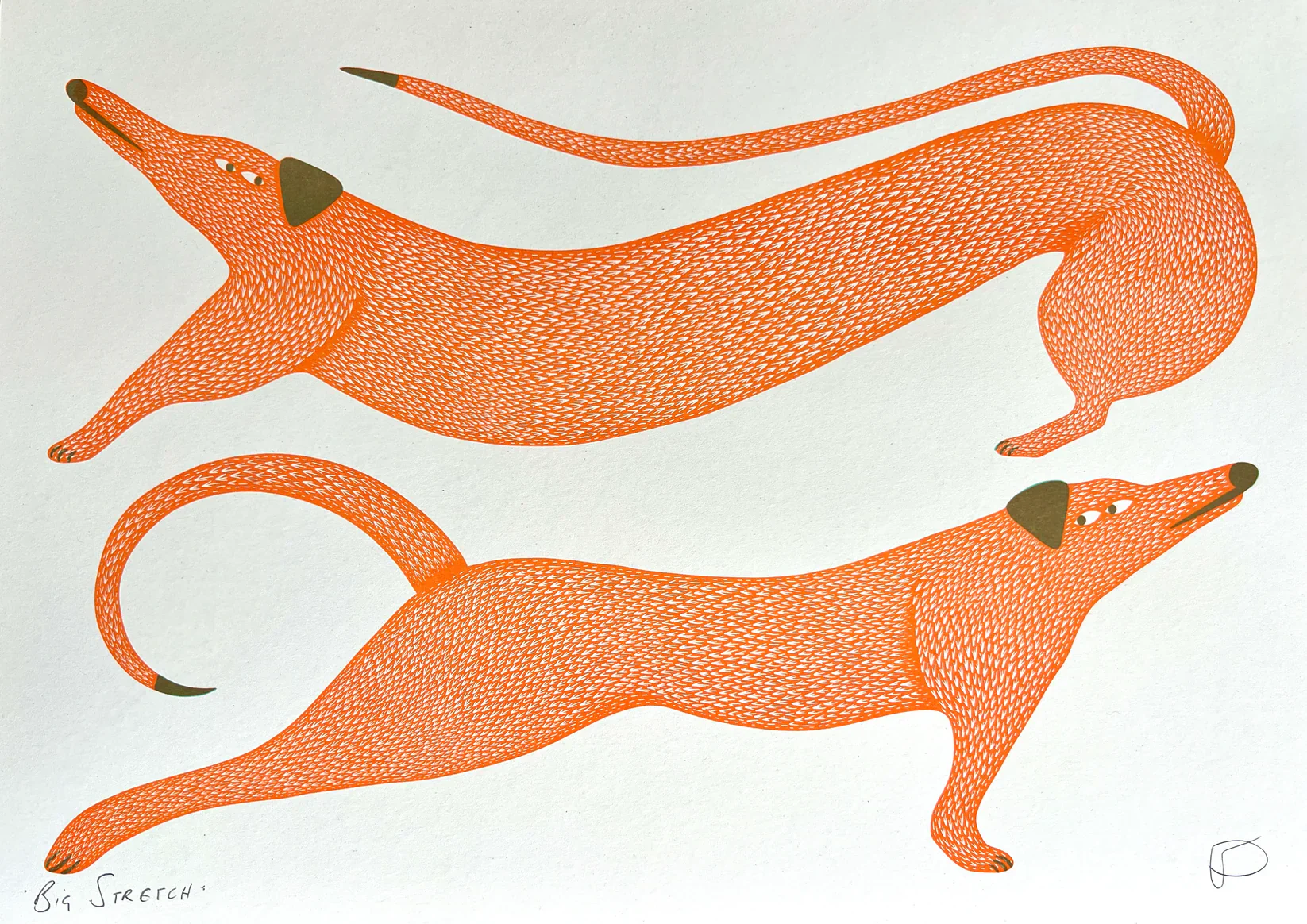 Big Stretch A3 Riso Print - Image 2