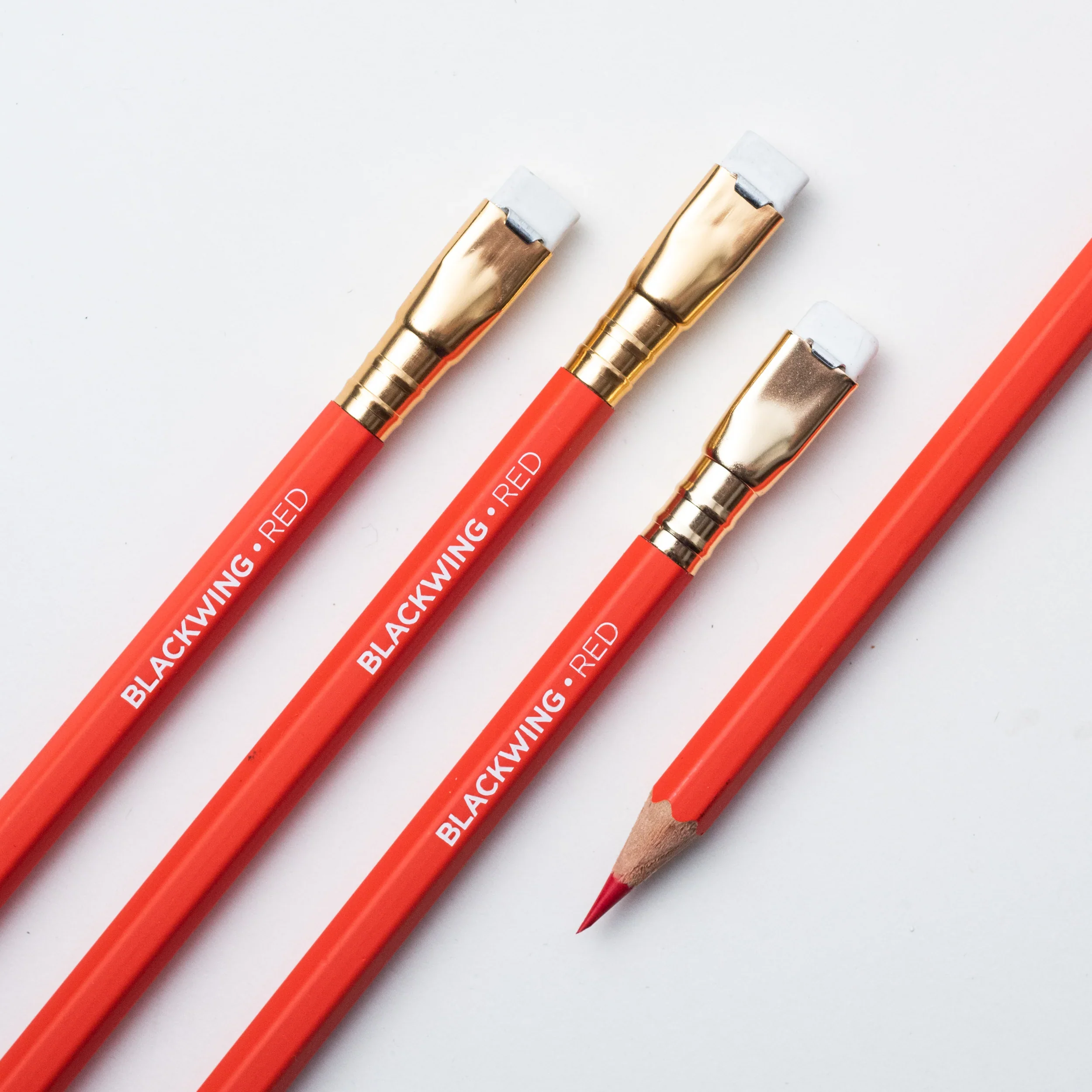 Blackwing Set of 6 Red Pencils - Image 3