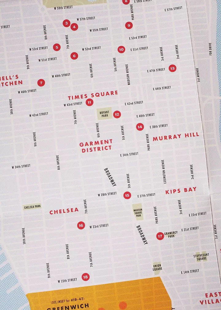 Bob Dylan's New York Revisited Map 1961 - 1969 - Image 3