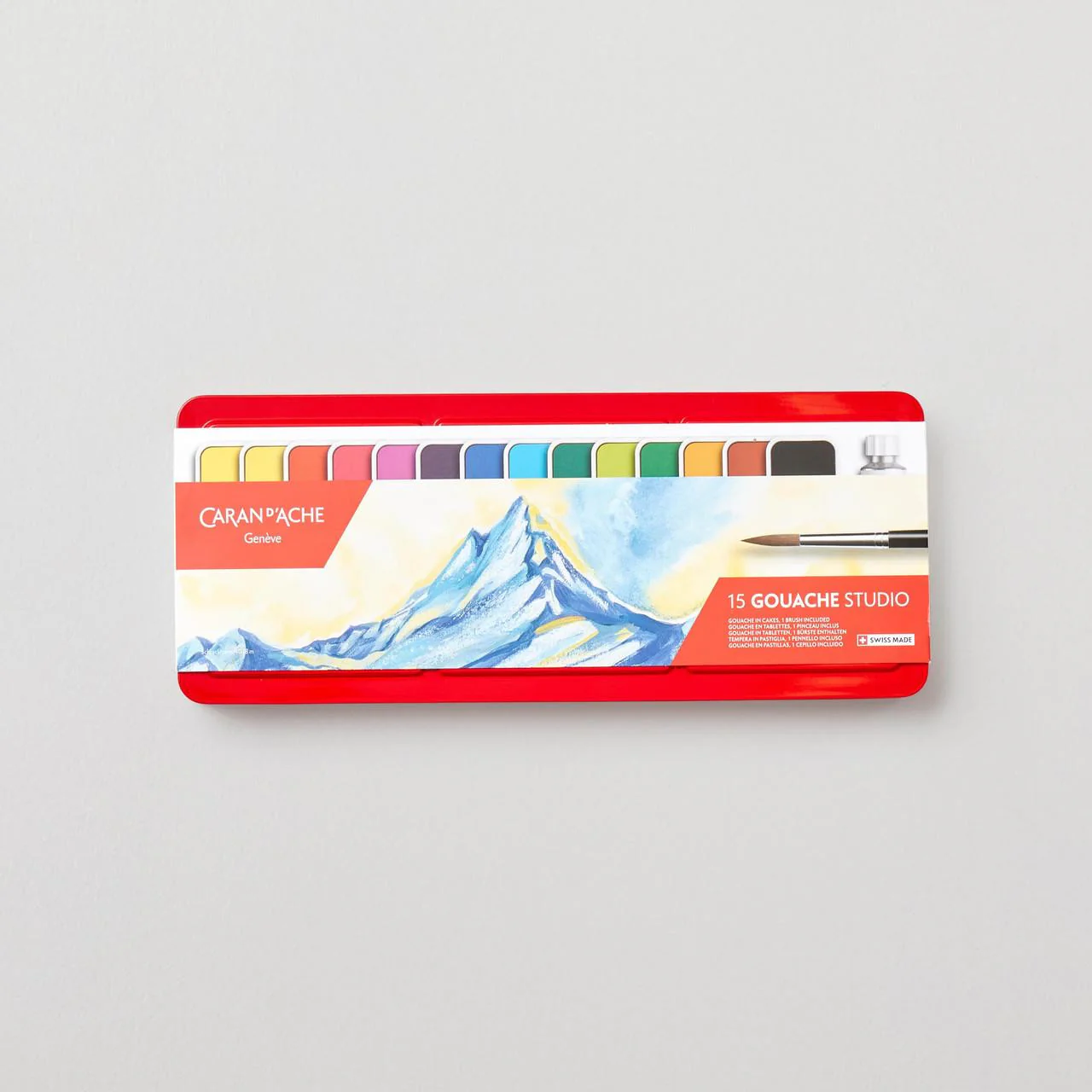 Caran d'Ache Gouache Studio 15 Colour Tin Set