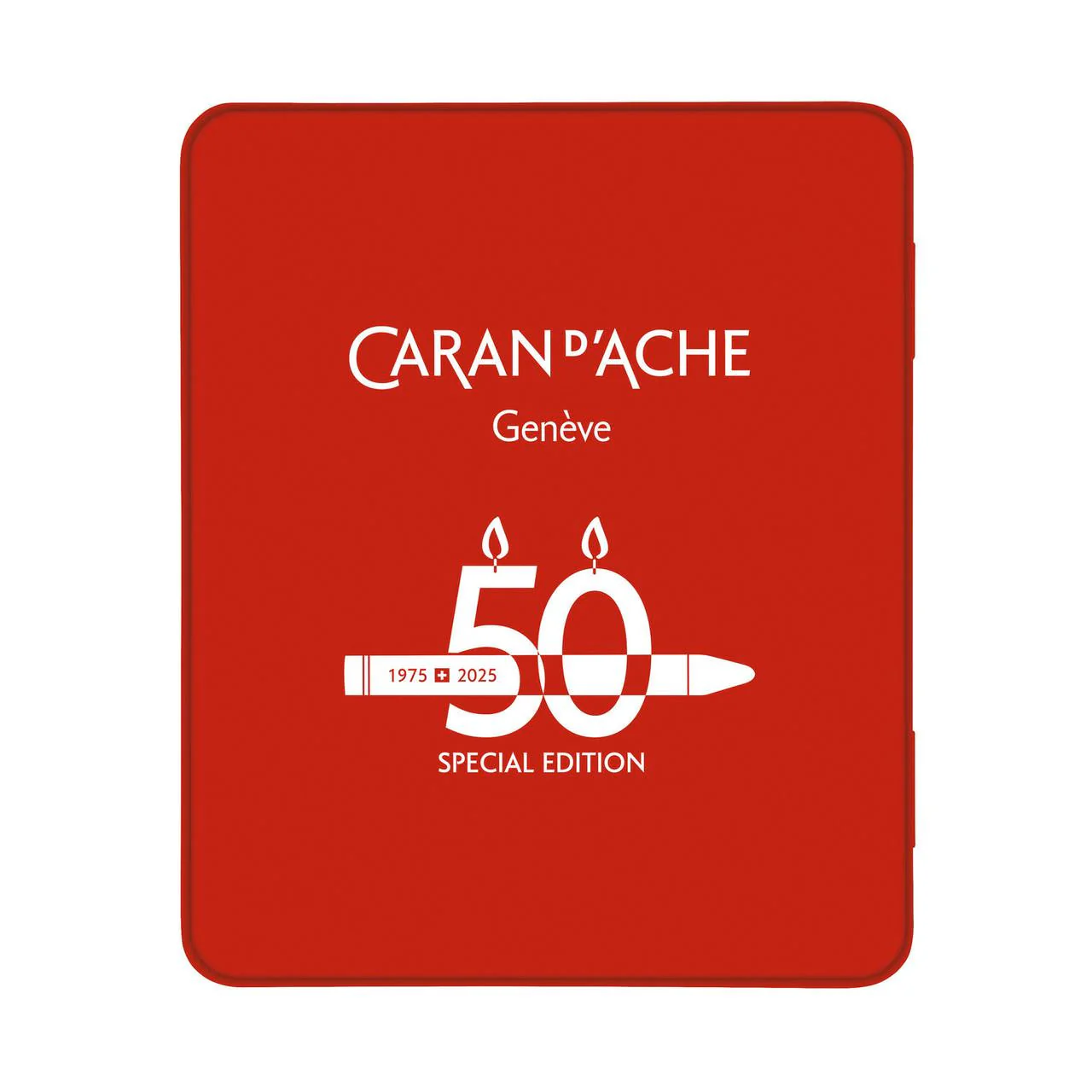 Caran d'Ache Neocolor II Aquarelle Wax Pastels Tin Set of 10 - 50 Years Pop Special Edition - Image 4