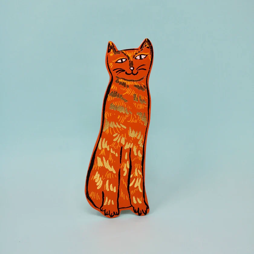 Cat Leather Bookmark - Image 3