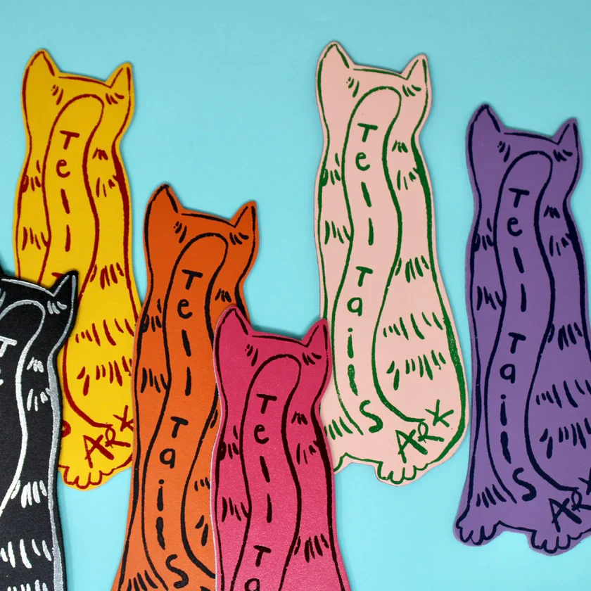 Cat Leather Bookmark - Image 4