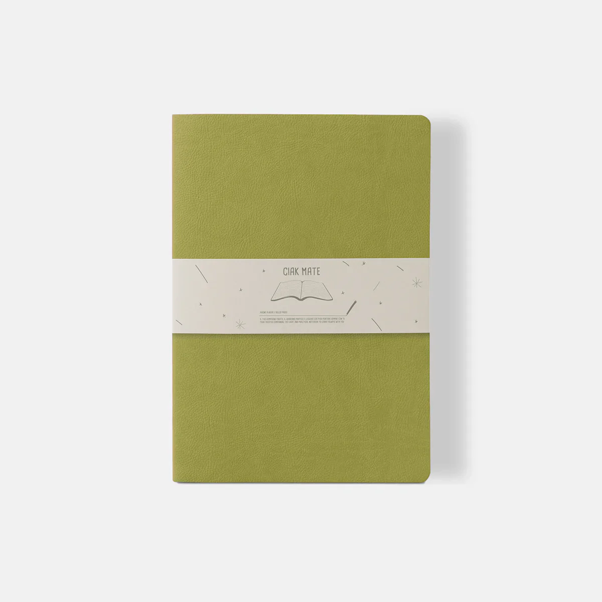 Ciak Mate Soft Cover Vegan Leather A5 Dot Grid Notebook - Image 9