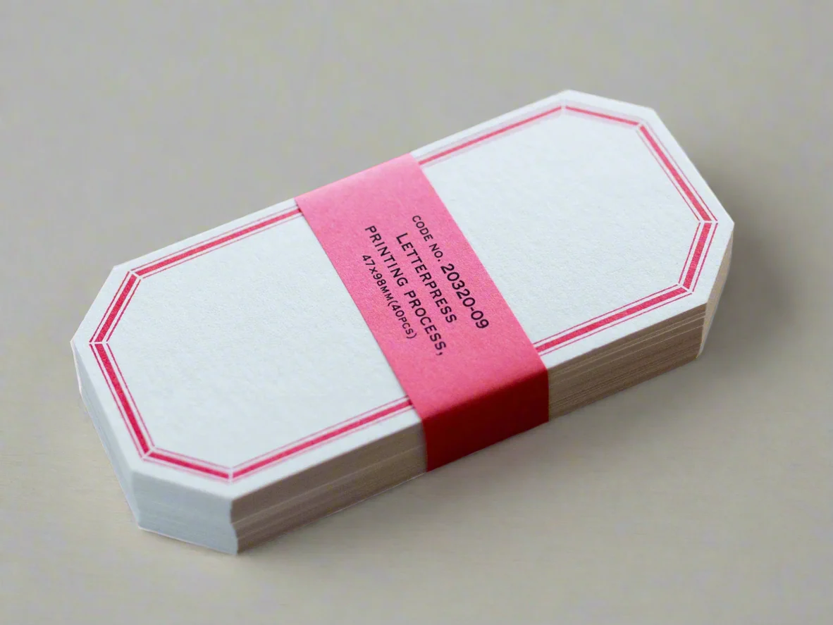Classiky Letterpress Label Cards - Set of 40 - Image 5