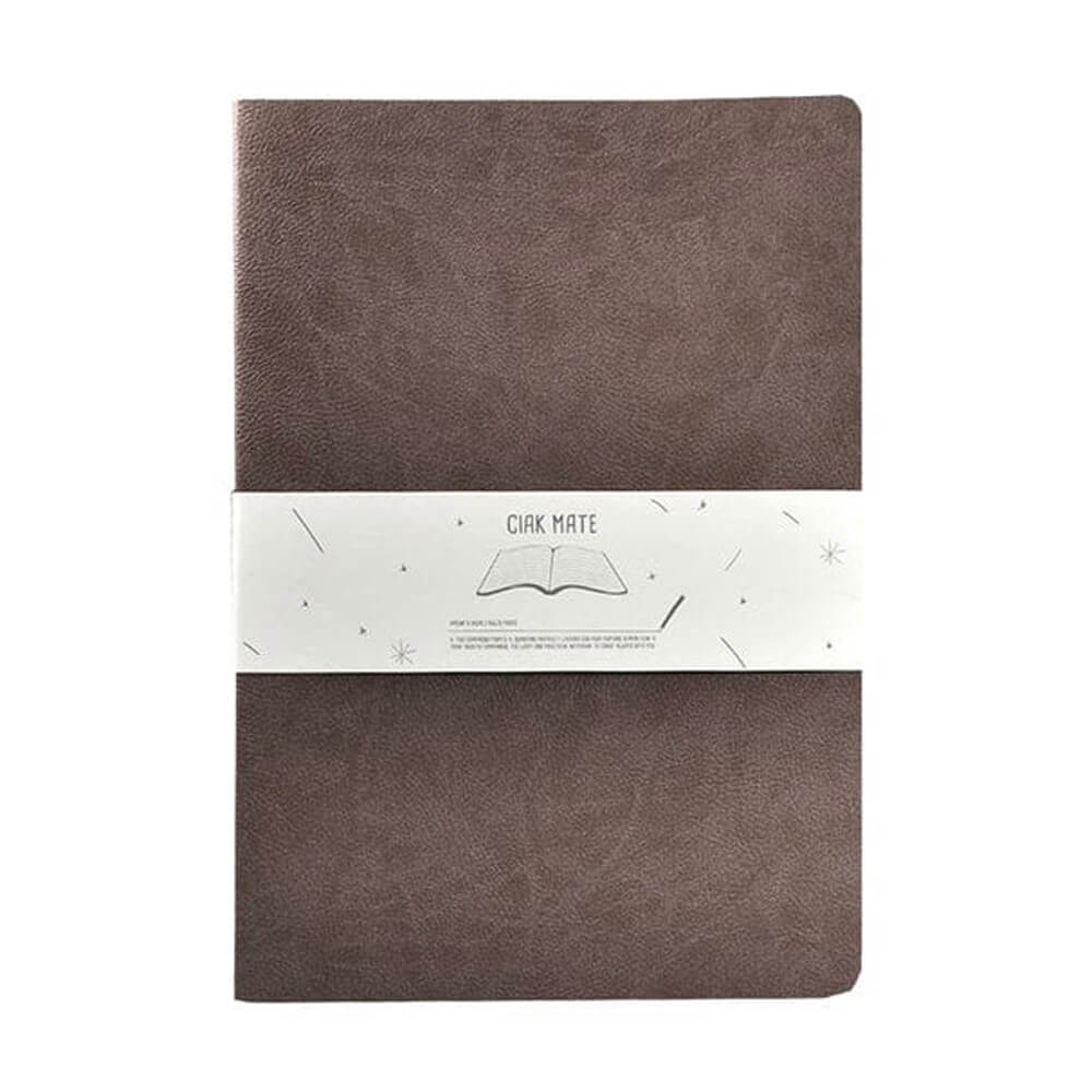 Ciak Mate Soft Cover Vegan Leather A4 Lined Notebook - Image 3