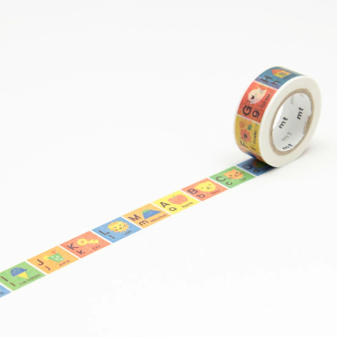 MT for Kids ''Alphabet A-M''  Washi Tape 1 Roll