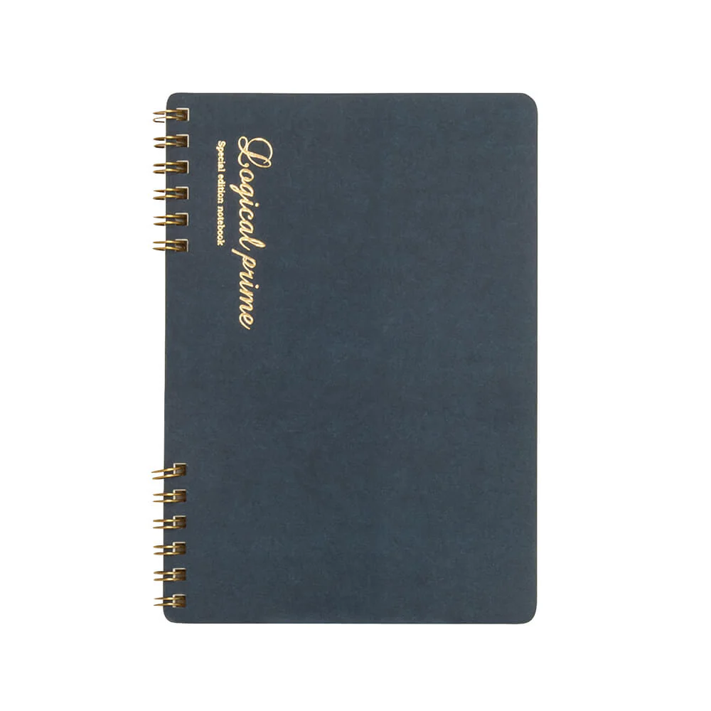 Nakabayashi Blue Logical Prime Ringbound Notebook A5 6mm Ruled