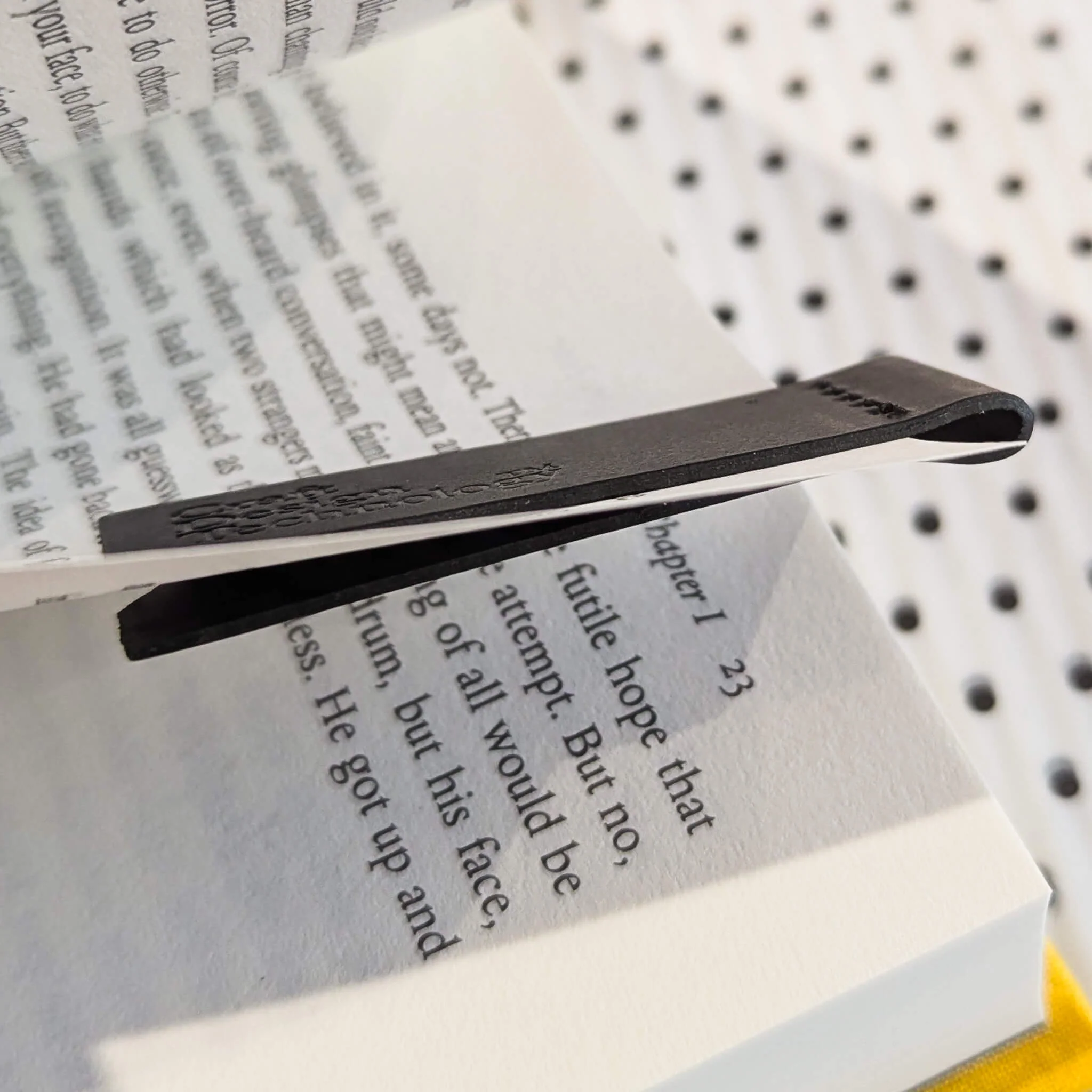 Craft Design Technology Leather Bookmark - Image 3