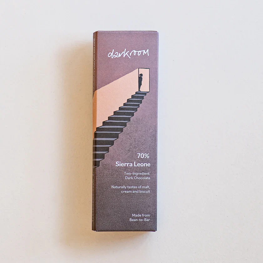Darkroom Chocolate 70% Chocolate Bar - Sierra Leone 25g Taster Bar