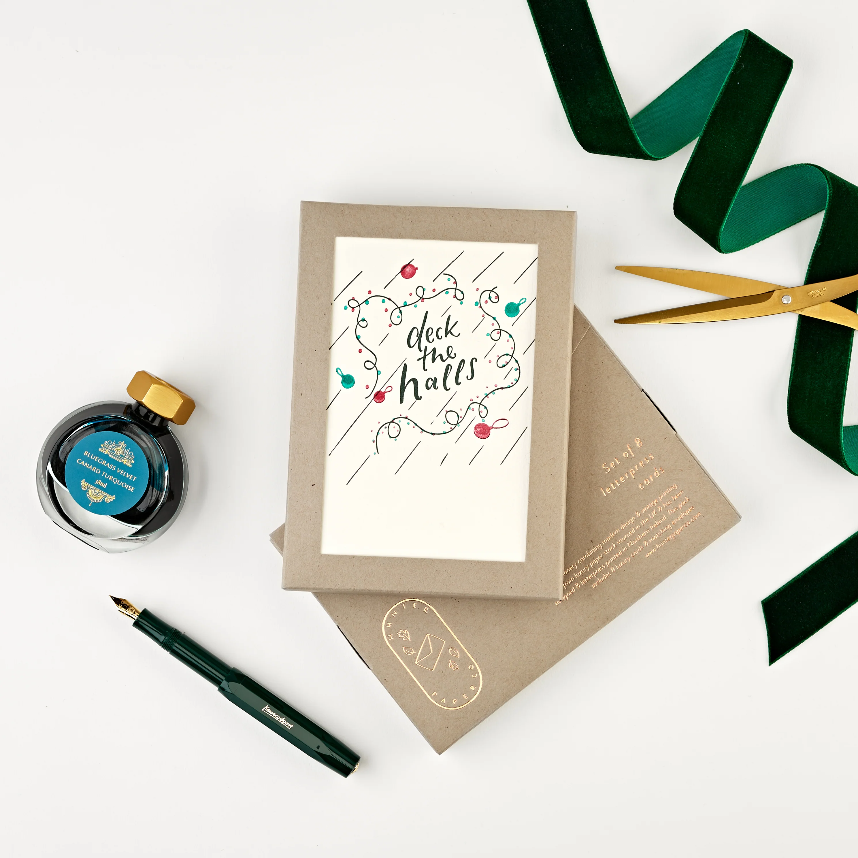 Deck The Halls Christmas Pack of 8 Cards