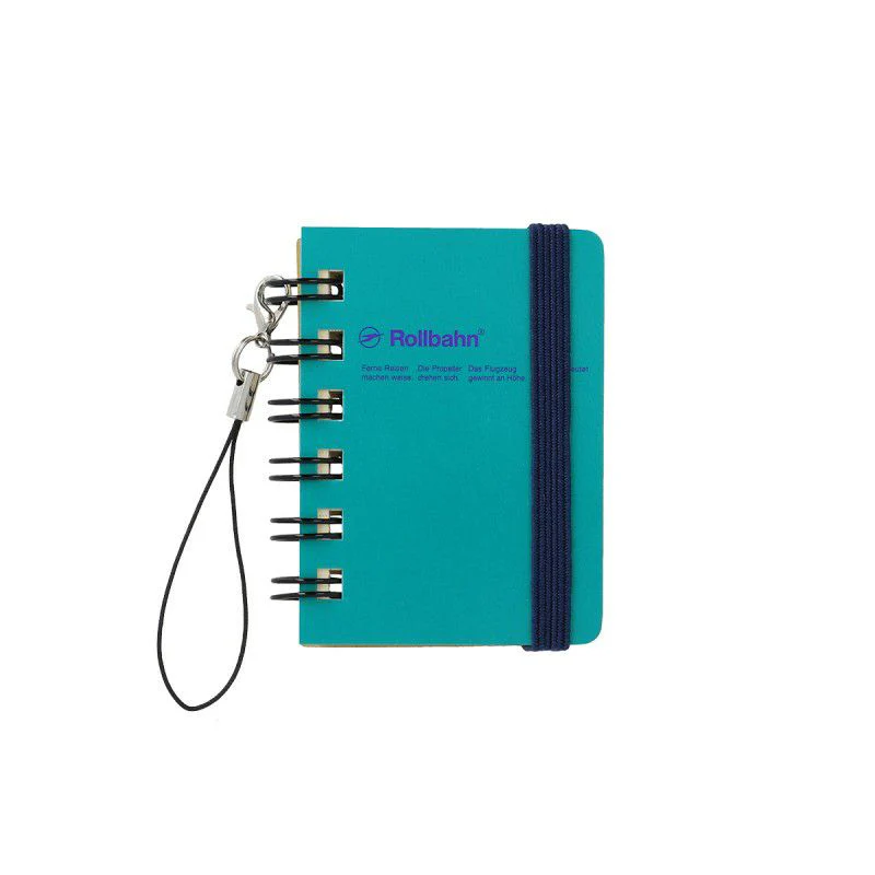 Delfonics Rollbahn Spiral Bound Grid Micro Keyring Notebook