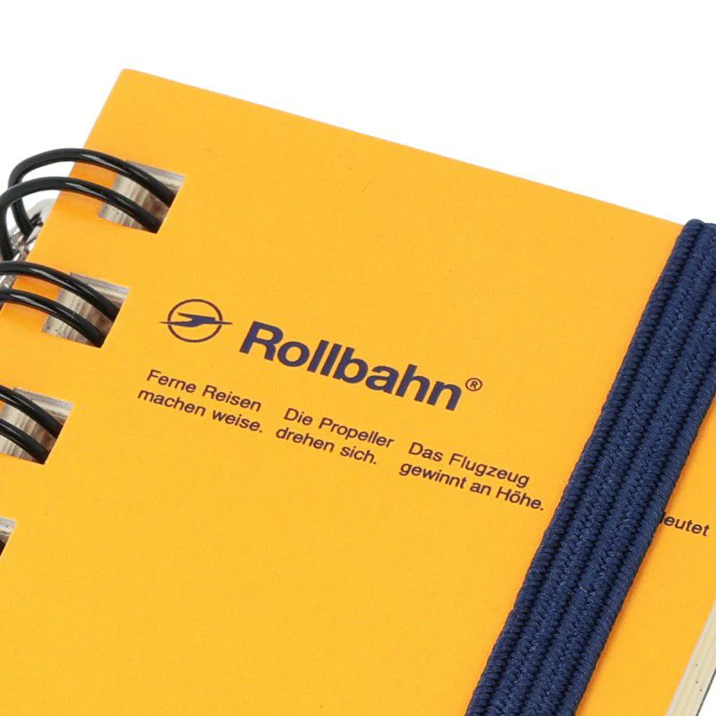 Delfonics Rollbahn Spiral Bound Grid Micro Keyring Notebook - Image 6
