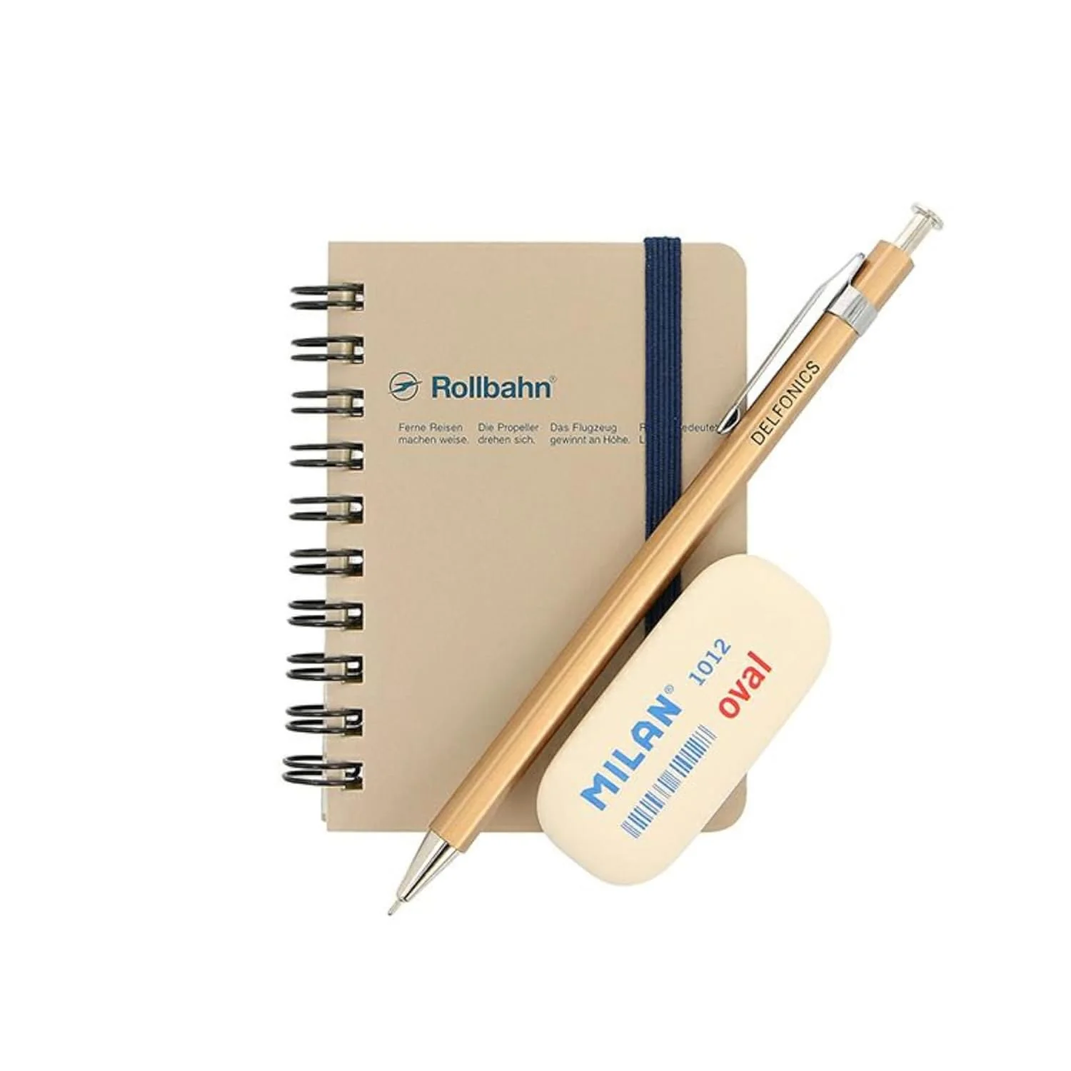 Delfonics Rollbahn Spiral Bound Grid Mini Notebook - Image 6