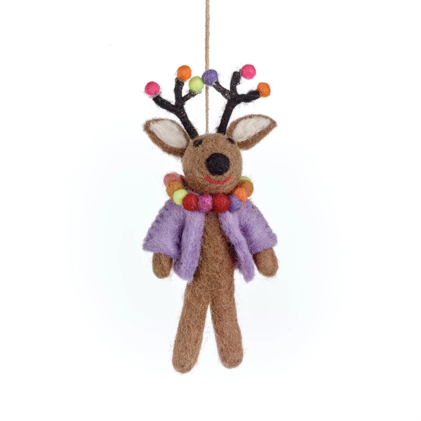 Donner the Neon Reindeer Tree Hanging Decoration