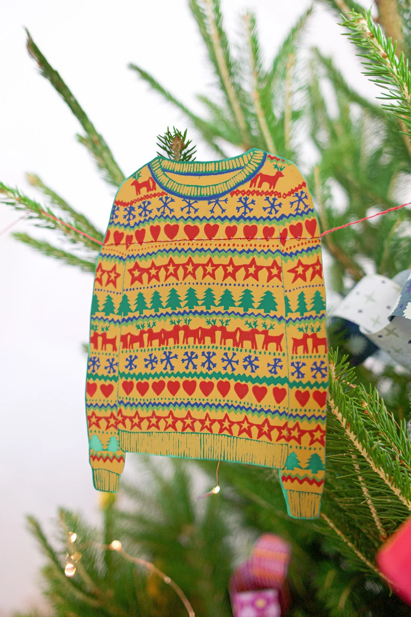 East End Press Christmas Jumpers Sewn Garland - Image 3