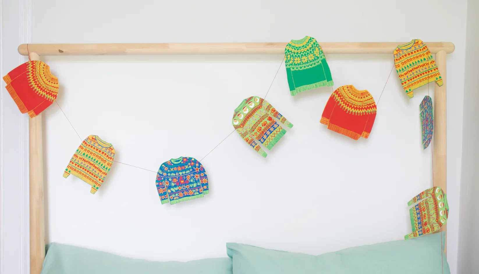 East End Press Christmas Jumpers Sewn Garland - Image 4