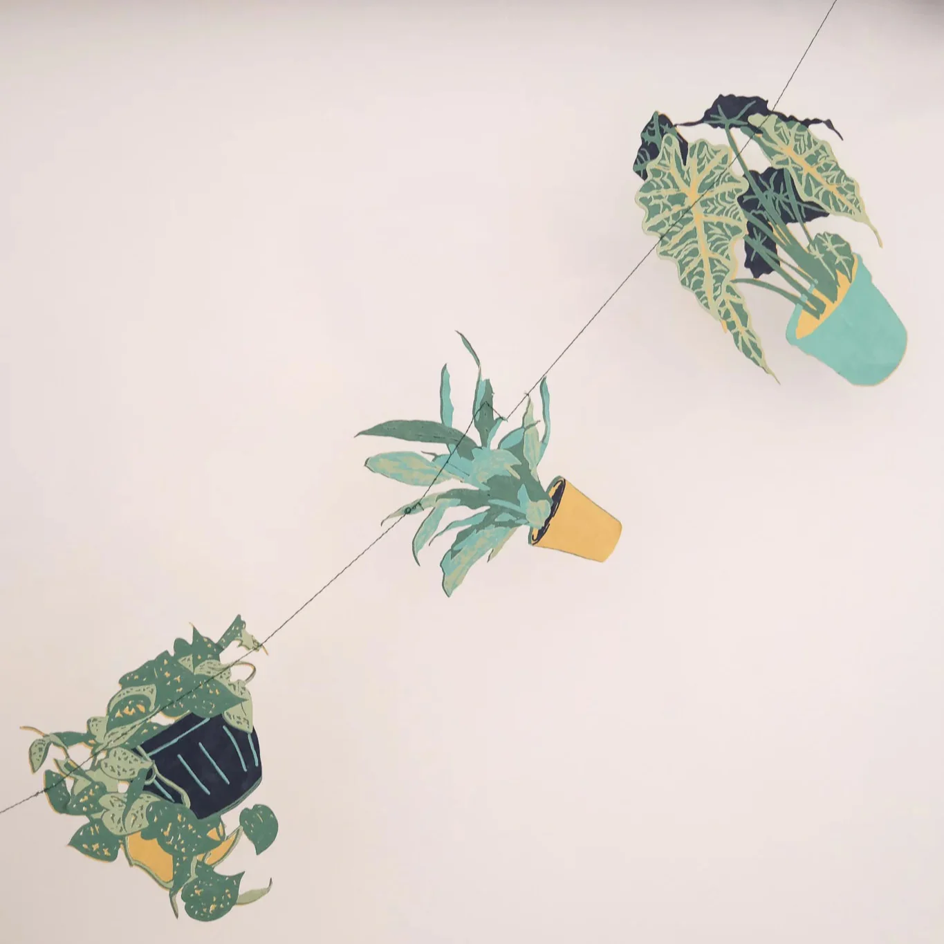 East End Press House Plants Sewn Garland - Image 2