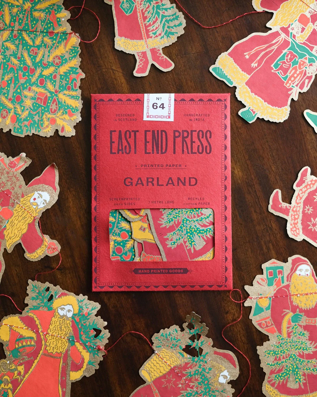 East End Press Saint Nicholas 3m Sewn Garland - Image 4