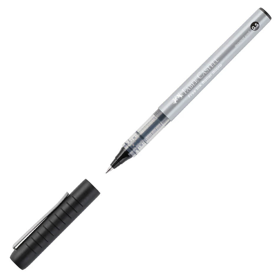 Faber-Castell Free Ink Roller Pen Black 0.5mm