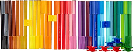 Faber-Castell Set of 33 Felt-tip Pen Connector Bus Tin - Image 3