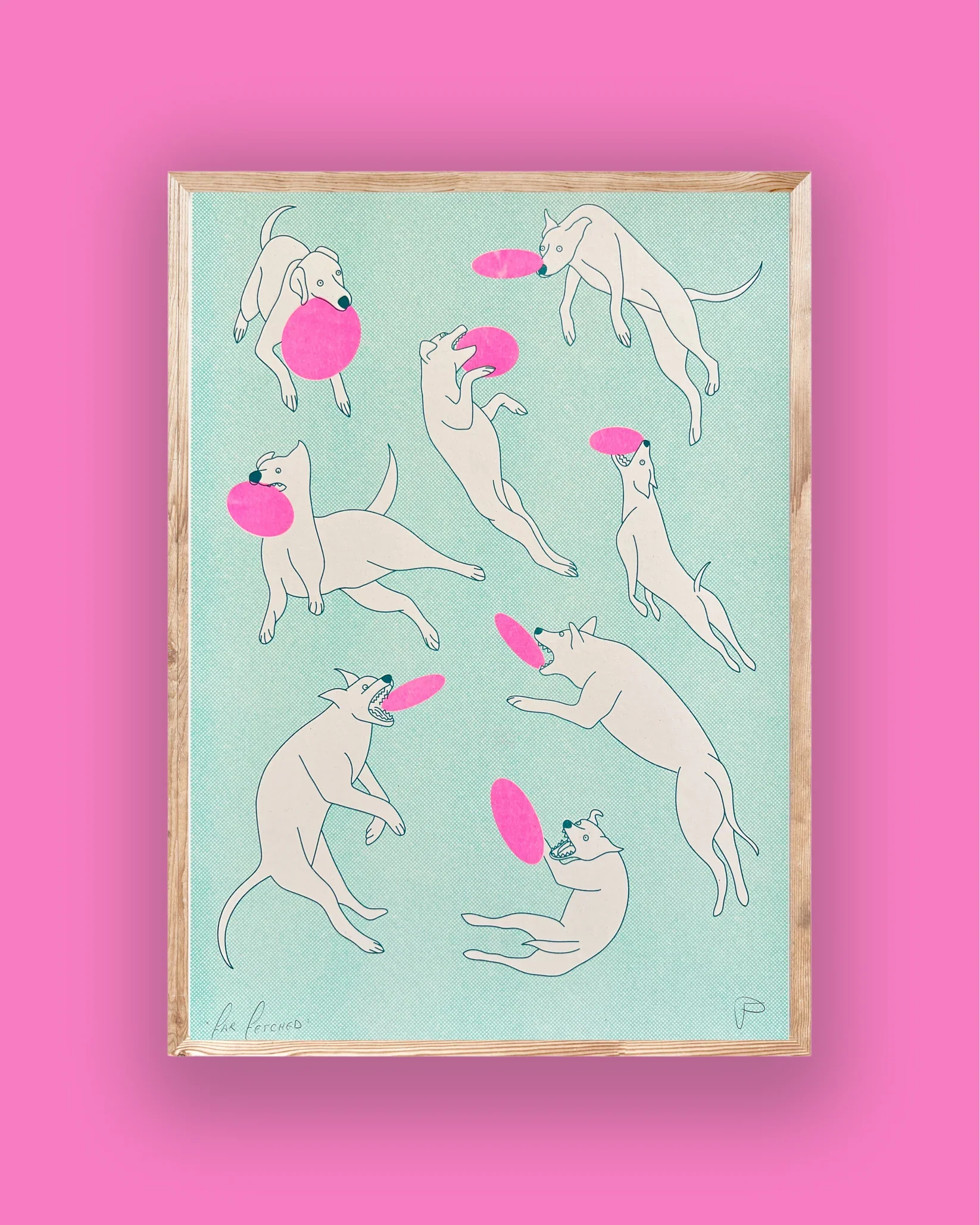 Far Fetched A3 Riso Print