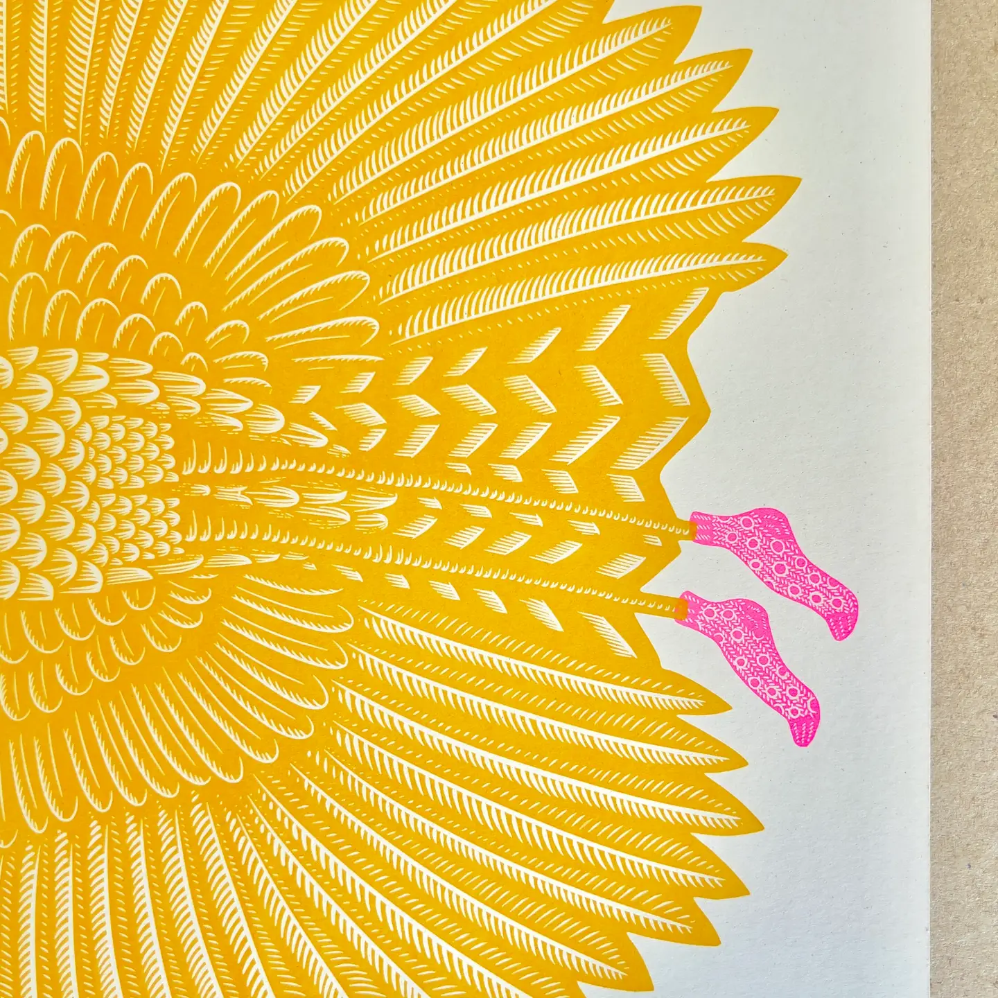 Feelin' Fly A3 Riso Print - Image 3