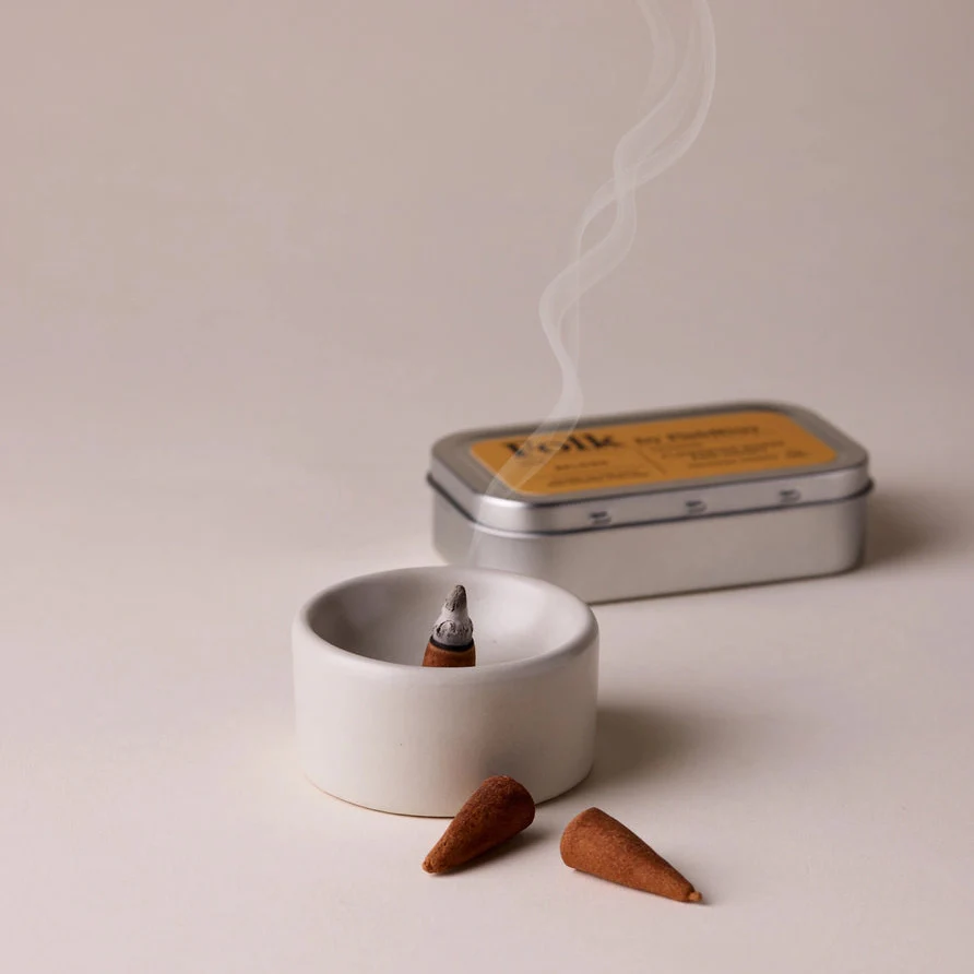 FieldDay Belong Folk Tin of Incense Cones - Flowering Gorse and Honey - Image 2