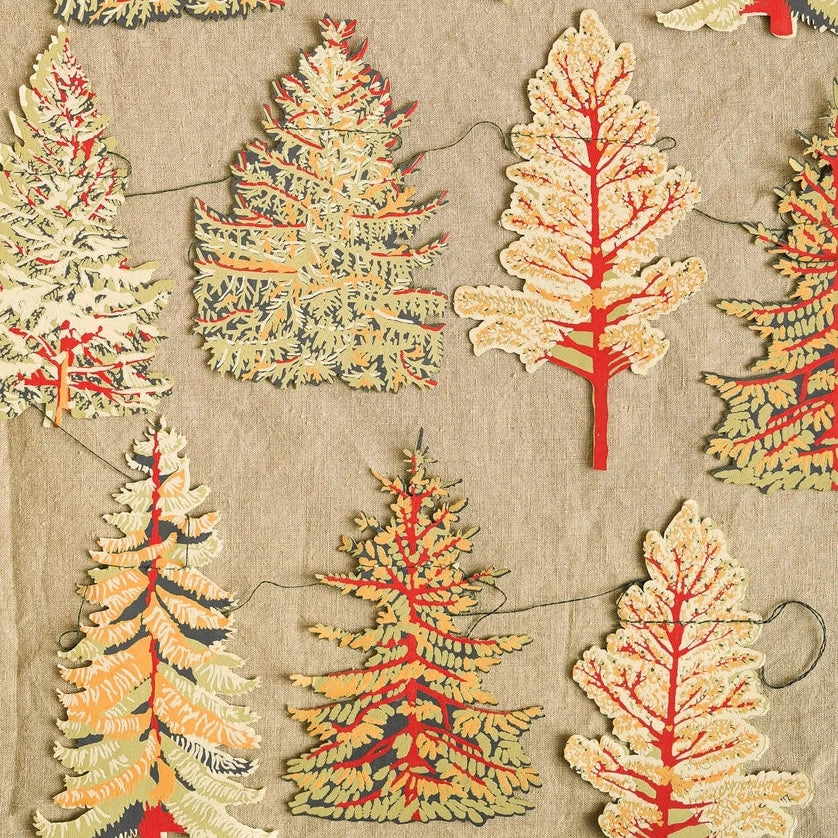 East End Press Christmas Forest Tree Garland - Image 4