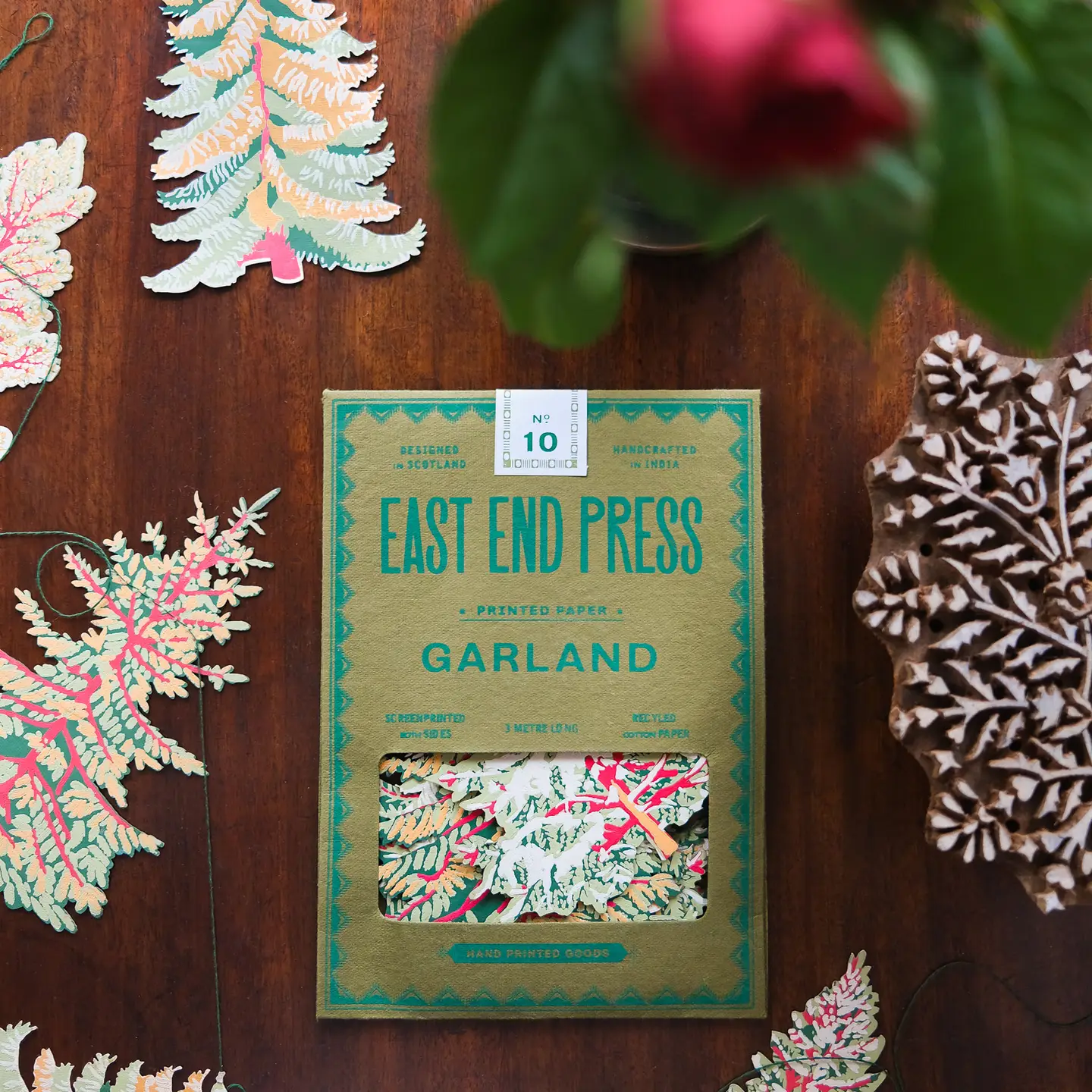 East End Press Christmas Forest Tree Garland - Image 6
