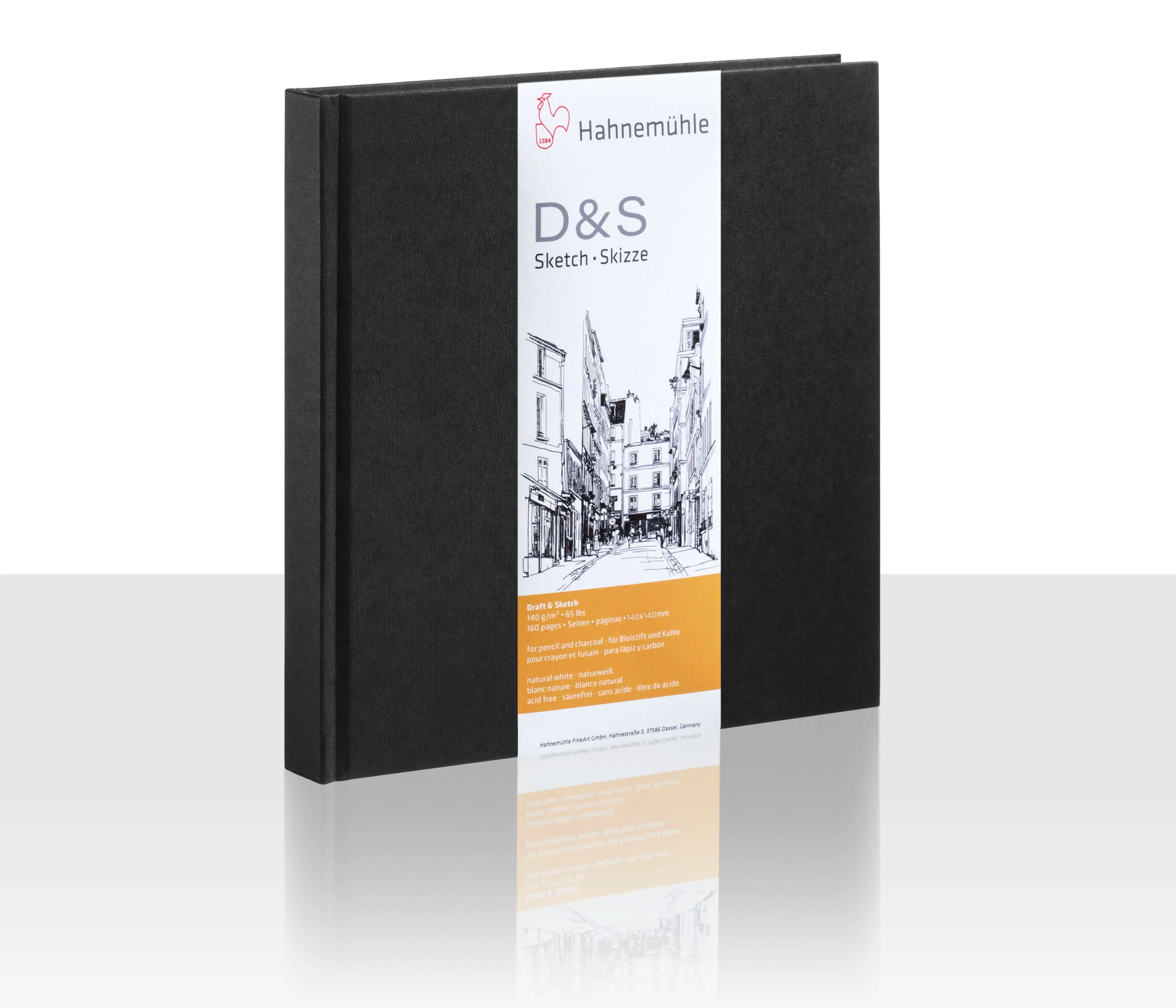 Hahnemuhle Square 14x14cm 140gsm Clothbound Sketchbook - Image 3