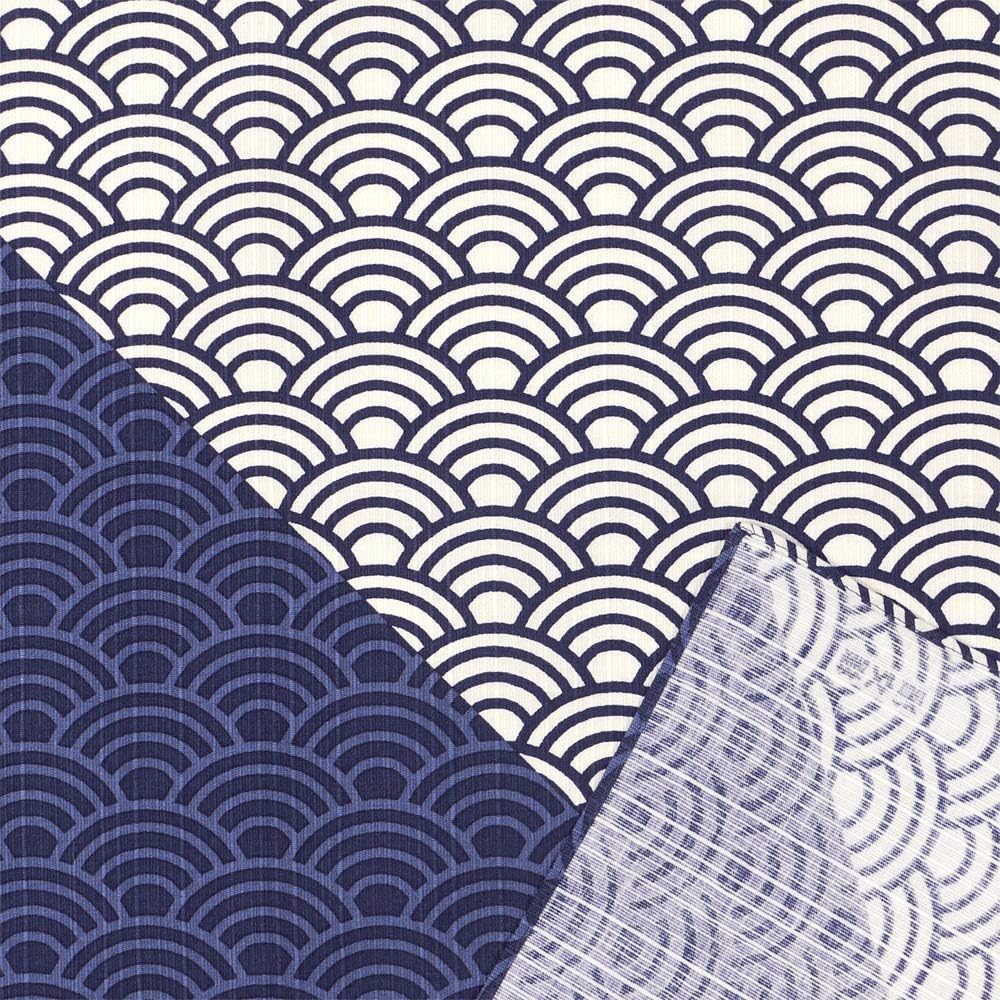 HAMAMONYO Furoshiki Wrapping Cloth - Split Dye - Blue Sea Wave - Image 4
