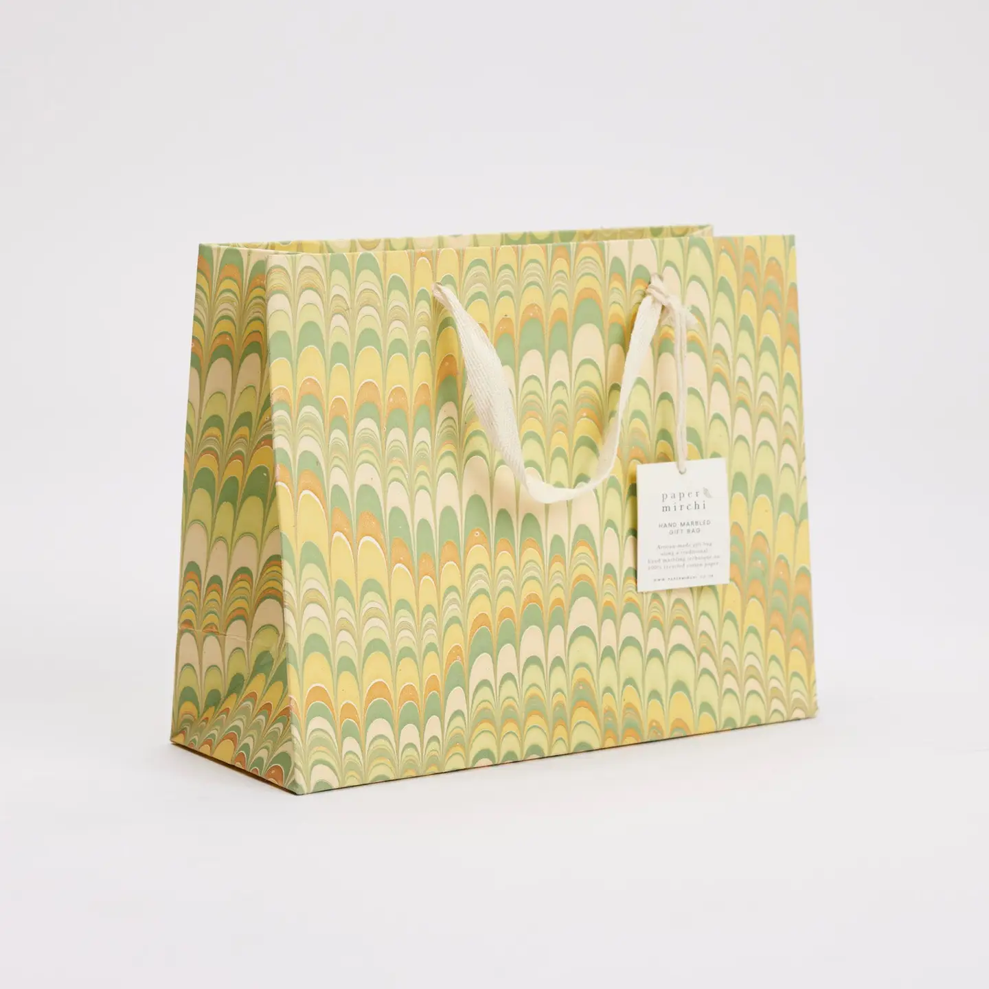 Hand Marbled Celebration Medium Gift Bags - Bouquet Design - Image 4