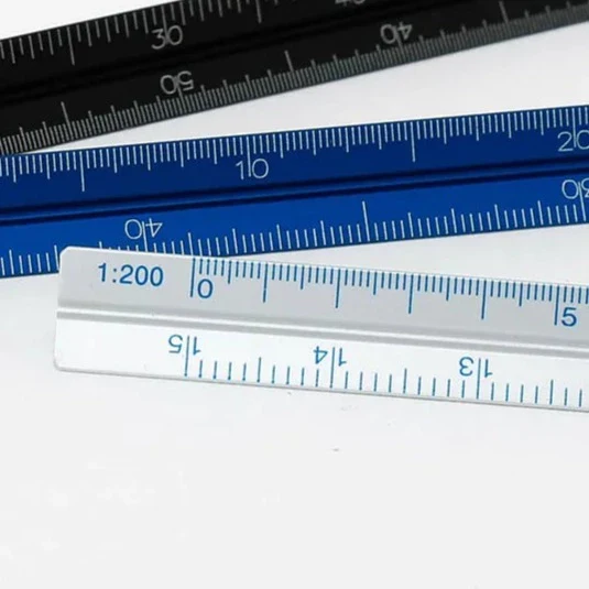 Hightide Penco Drafting Scale Silver Ruler - Image 2