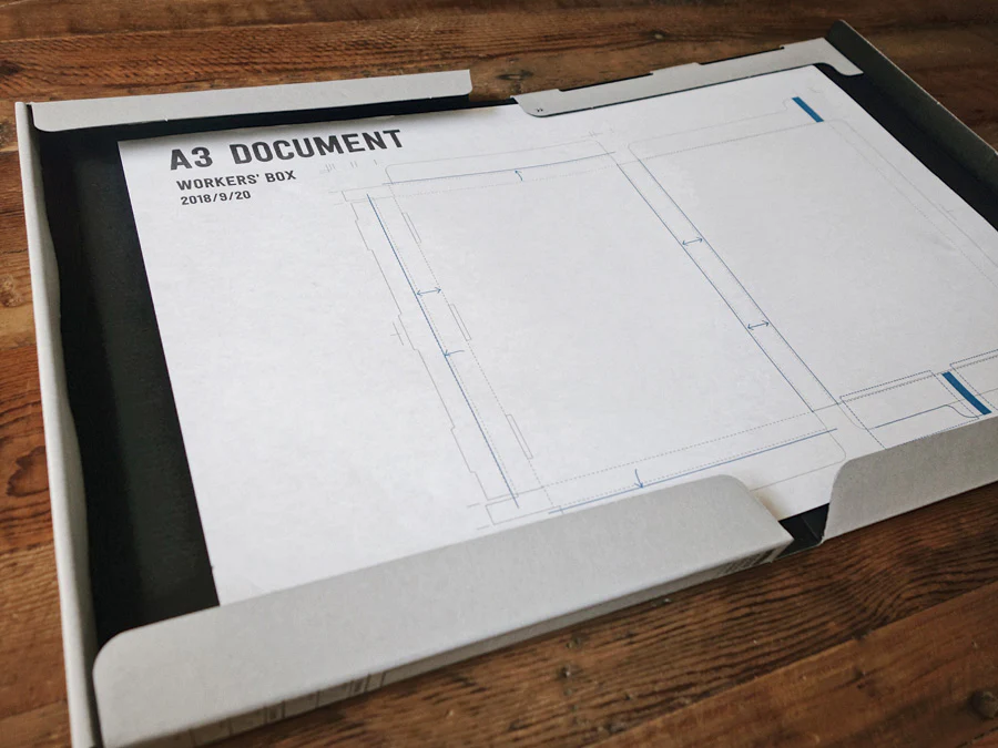 Himojimoji Worker's A4 Document Box - Image 8