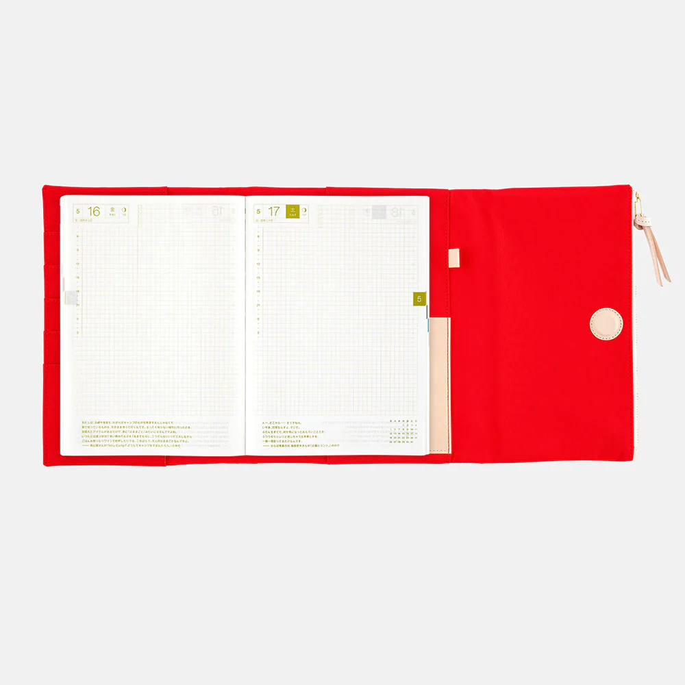 Hobonichi A5 Cousin Cover - Tragen - Red - Image 13