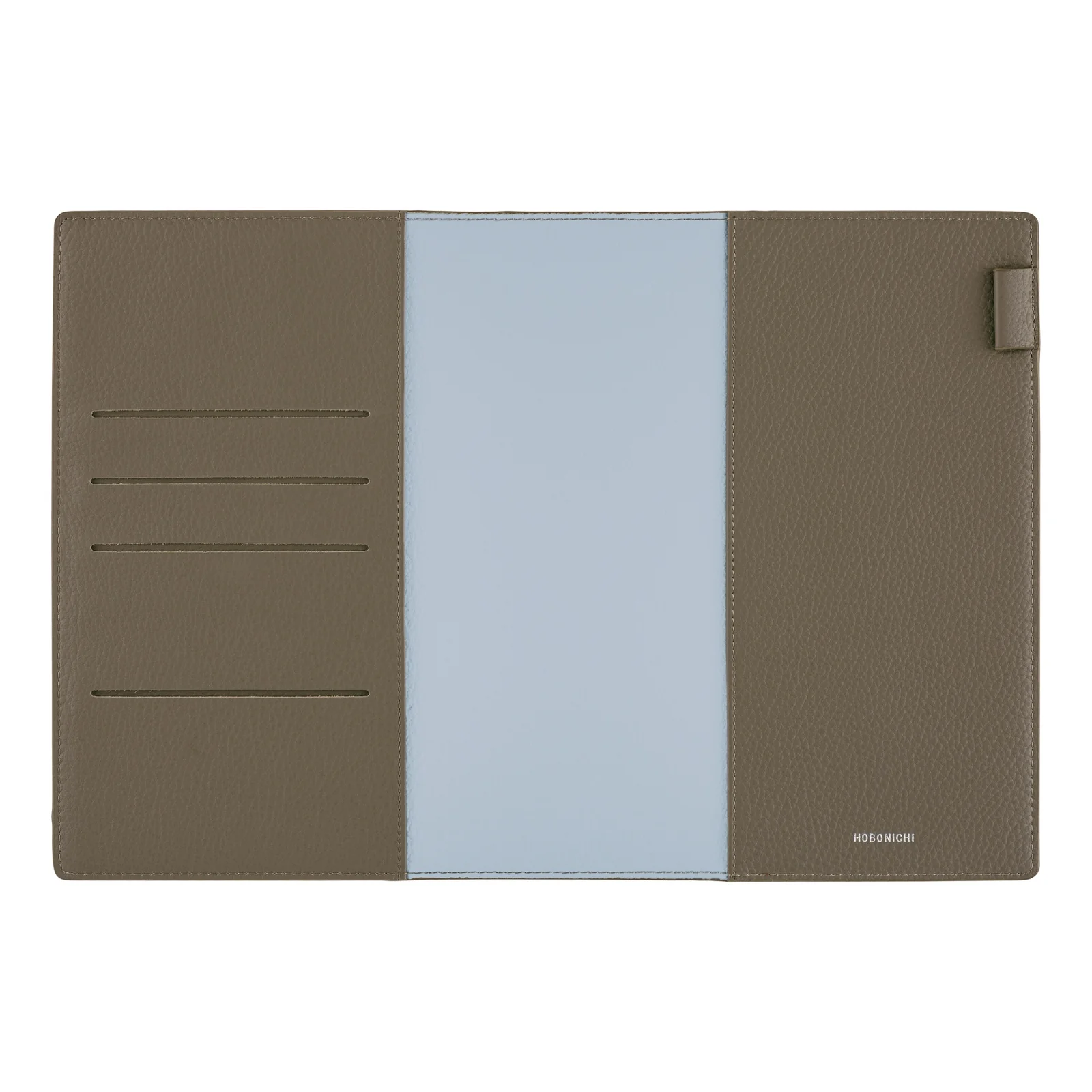 Hobonichi A5 Cover - Taut (Gray & Light Blue) - Image 2