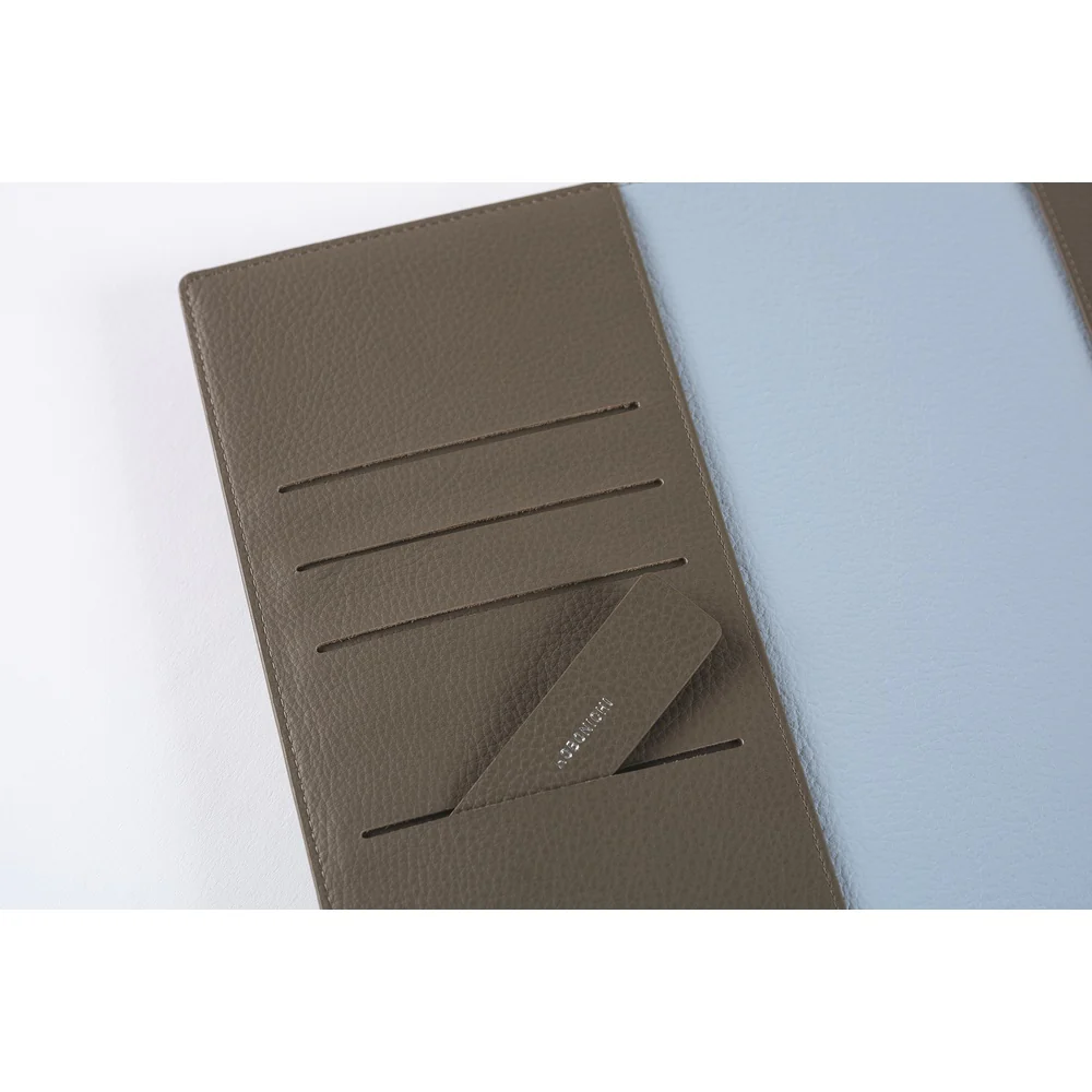 Hobonichi A5 Cover - Taut (Gray & Light Blue) - Image 6