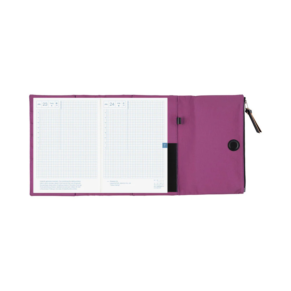 Hobonichi A5 Cover - Tragen: Purple - Image 5