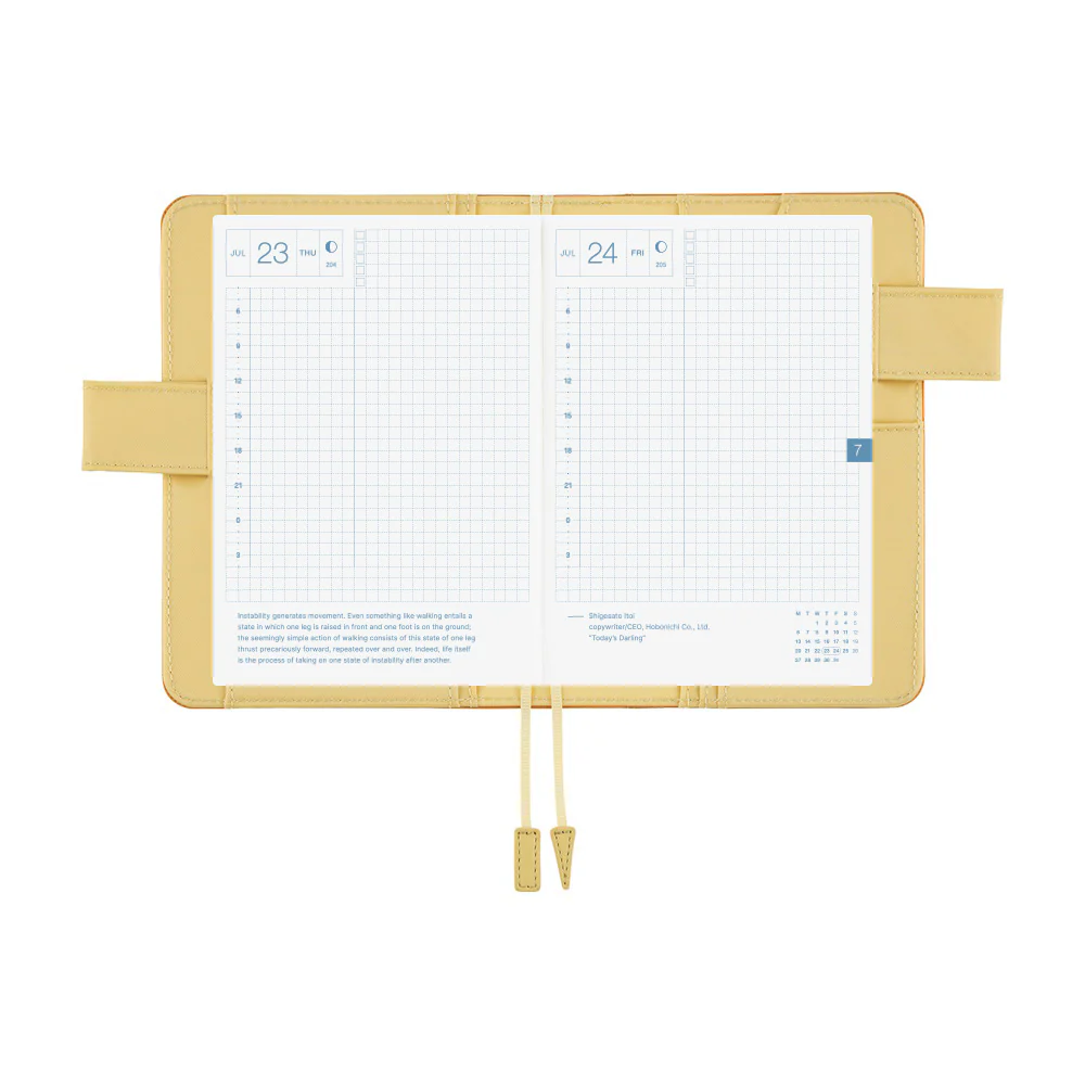 Hobonichi A6 Cover - Colors: Butterscotch - Image 3