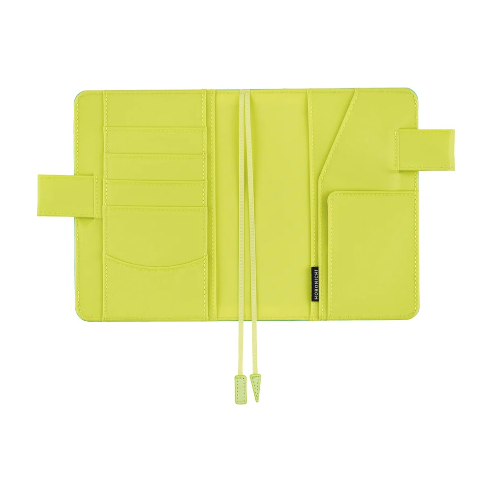 Hobonichi A6 Cover - Colors: Aqua Lime - Image 2