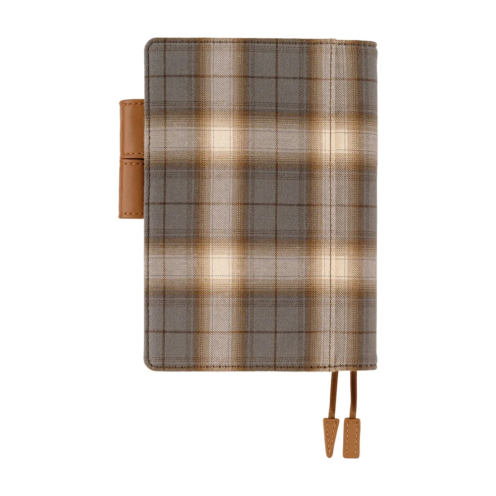 Hobonichi A6 Cover - Shirt Fabric: Foggy Plaid - Image 4