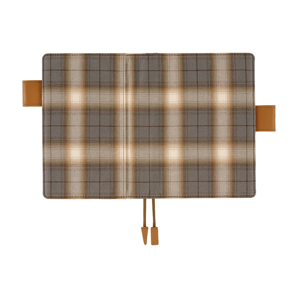 Hobonichi A6 Cover - Shirt Fabric: Foggy Plaid - Image 5
