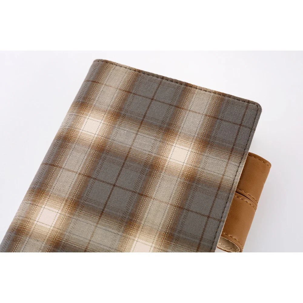 Hobonichi A6 Cover - Shirt Fabric: Foggy Plaid - Image 7