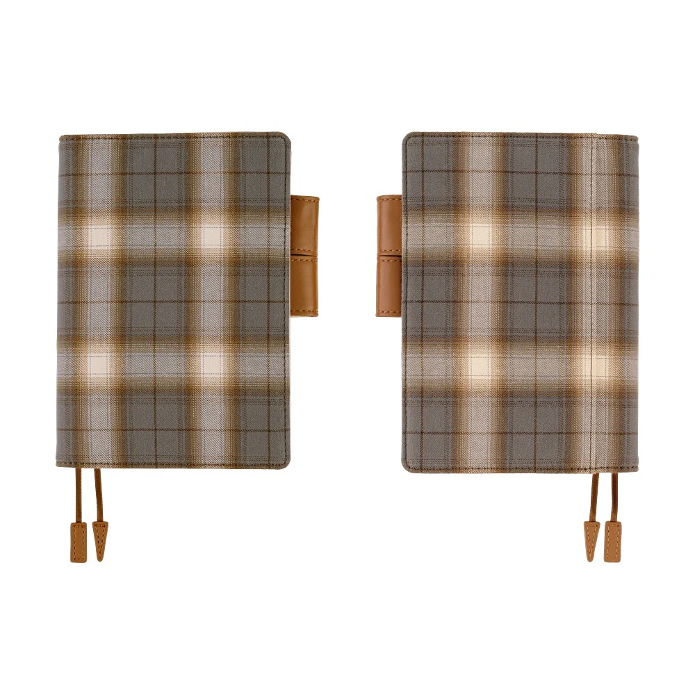 Hobonichi A6 Cover - Shirt Fabric: Foggy Plaid - Image 8