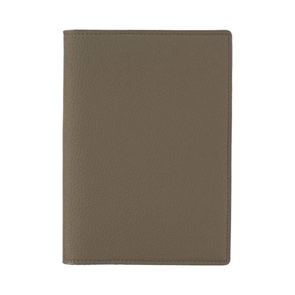 Hobonichi A6 Cover - Leather: Taut (Gray & Light Blue)