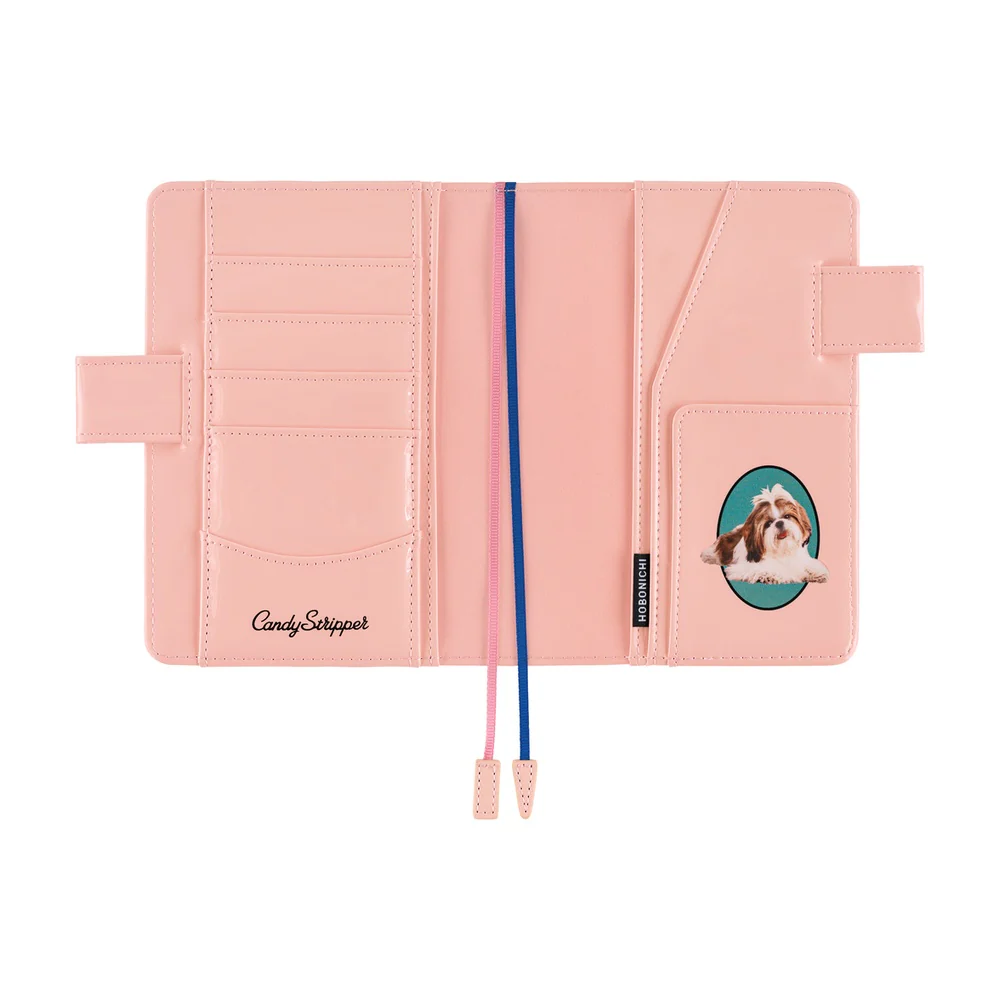 Hobonichi A6 Cover - Candy Stripper: Random Dog & Cat - Image 2