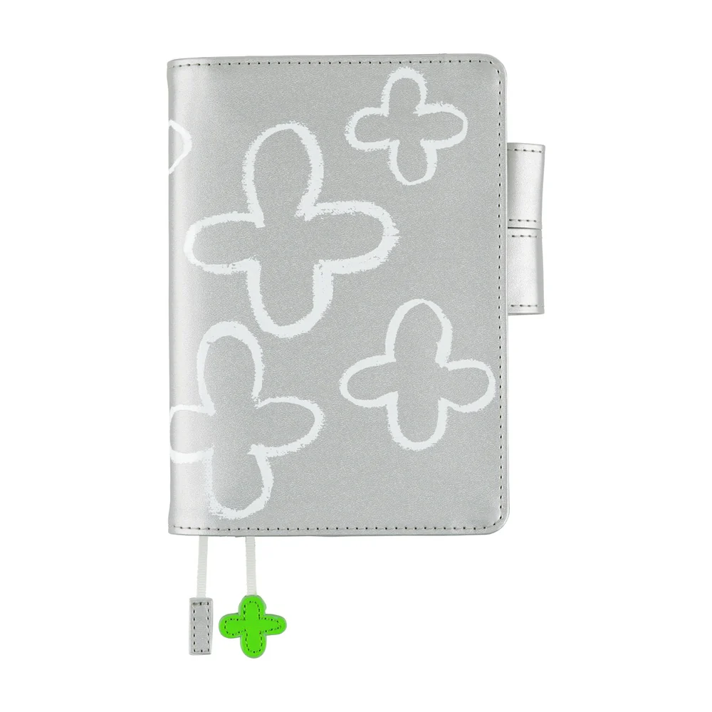 Hobonichi A6 Cover - Makoto Matsubayashi: Silver Flowers